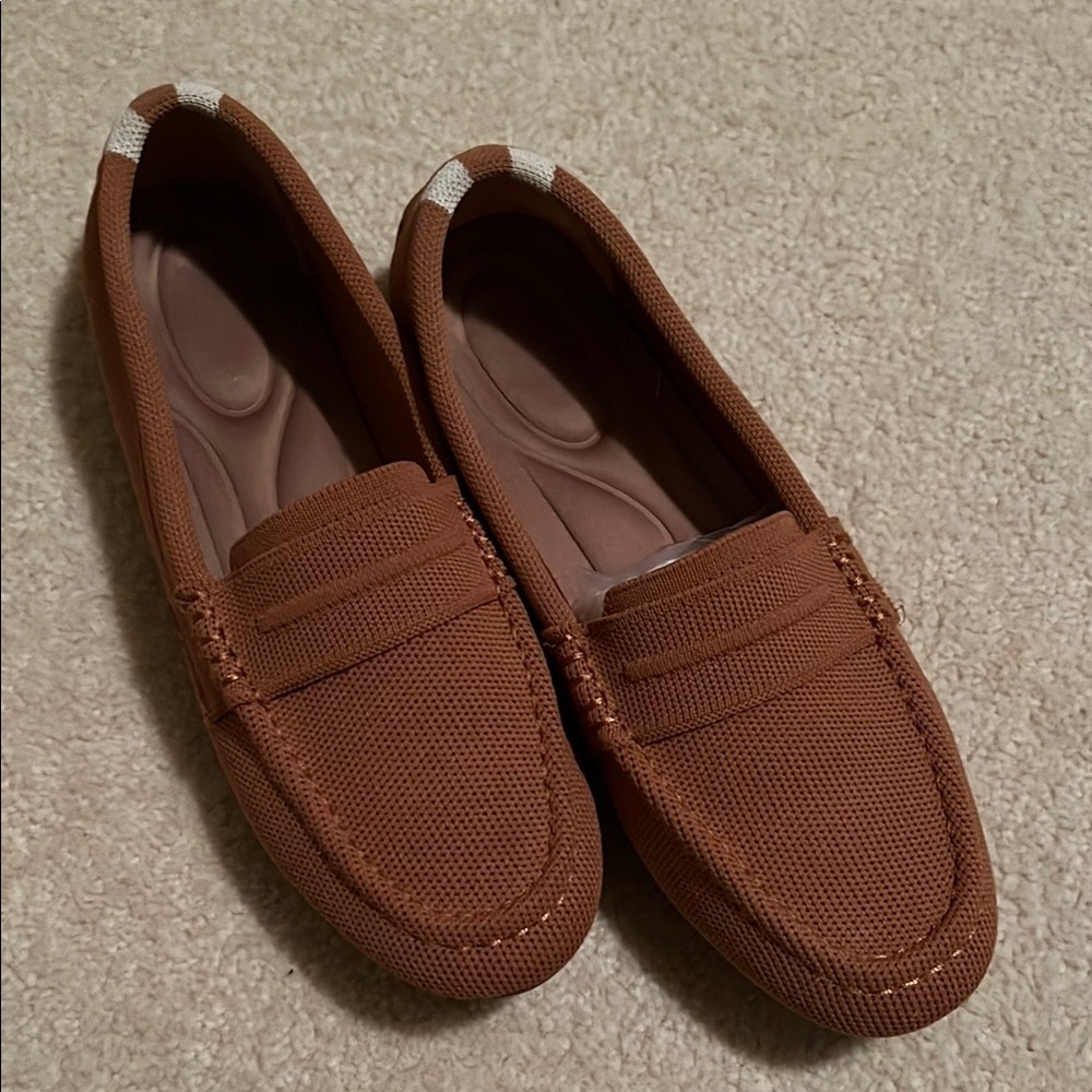 knit driving mocs
